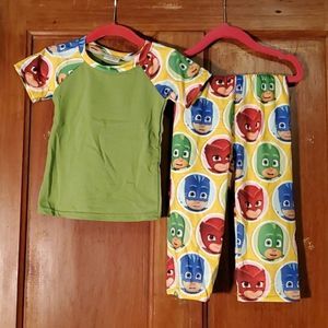 NEW PJ MASKS 2 PIECE PAJAMA SET